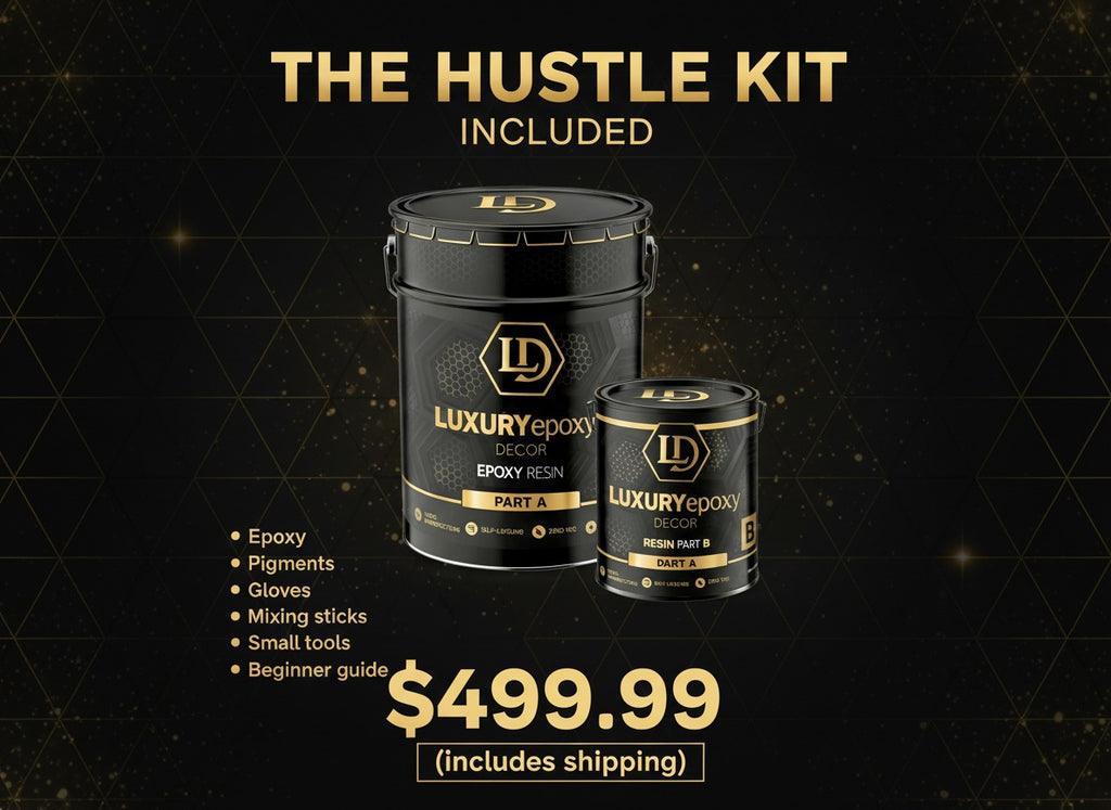 The Hustle Kit – Luxury Epoxy Décor Complete Starter Kit